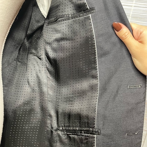 Dolce & Gabbana Classic Blazer Size M Gray Double Button - Picture 10 of 15